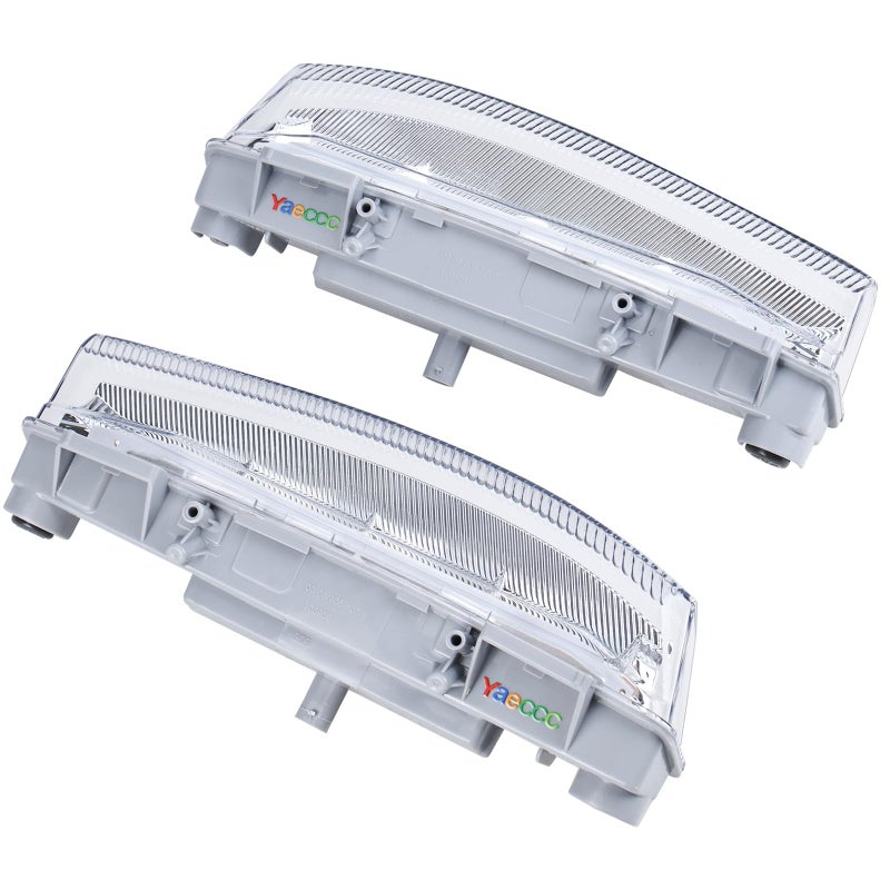 Yaeccc Pair of Fog Lamp LED Daytime Running Lamp Fog Light Compatible with 2007-2015 Mercedes Benz C Class W204 C250 C300 C350 E Class W212 E350 - Image 1